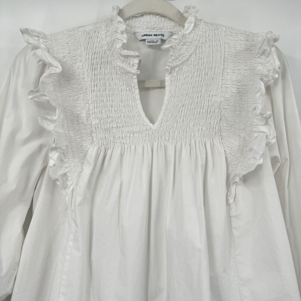 ASOS White Ruffle Blouse - Picture 3 of 12